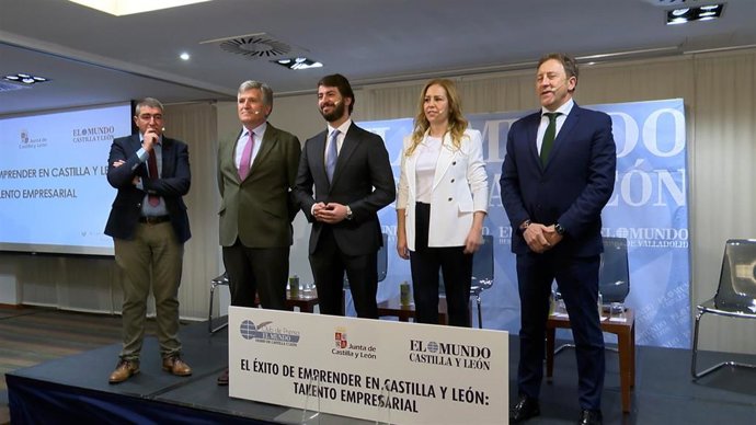 El vicepresidente de la Junta, Juan García- Gallardo, en un desayuno organizado por El Mundo