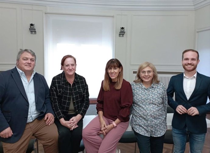 Concejales del PSN en el Ayuntamiento de Pamplona.