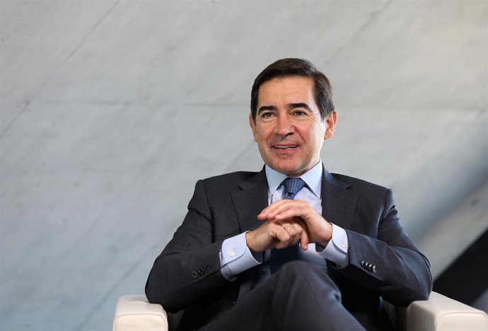 Archivo - El presidente de BBVA, Carlos Torres Vila.