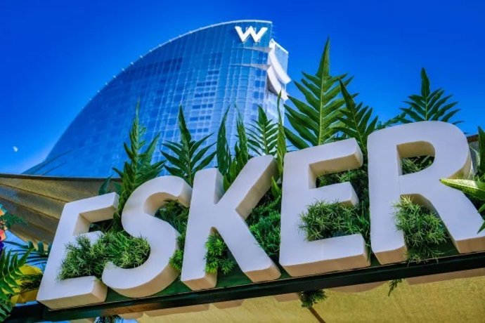 Logo de Esker durante la entrega de sus 'Impact Awards'