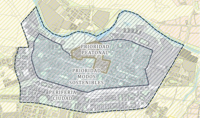 Estrategia movilidad Logroño plantea cambiar tipo de tráfico en Muros de Cervantes y Carmen o replantear líneas de bus