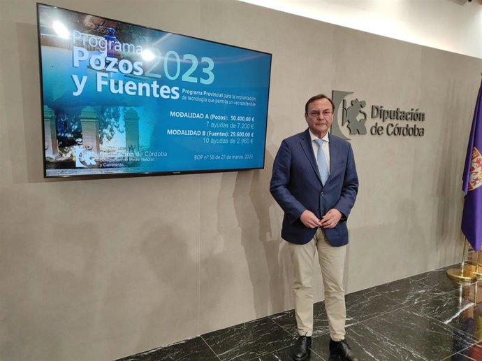 El delegado de Medio Natural y Carreteras de la Diputación de Córdoba, Francisco Palomares.