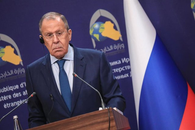 Archivo - El ministro de Exteriores de Rusia, Sergei Lavrov