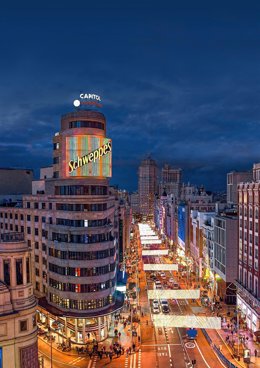 Archivo - Vincci Capitol en la Gran Vía de Madrid.