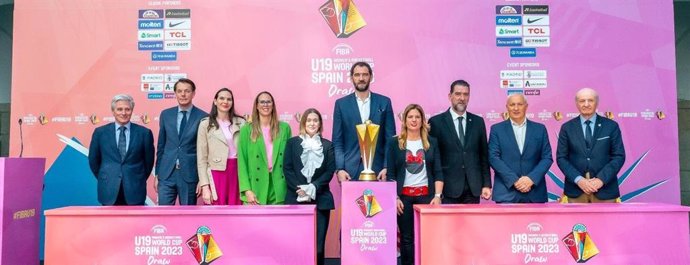 Sorteo de la fase de grupos de la Copa del Mundo FIBA Sub-19 femenina de Madrid