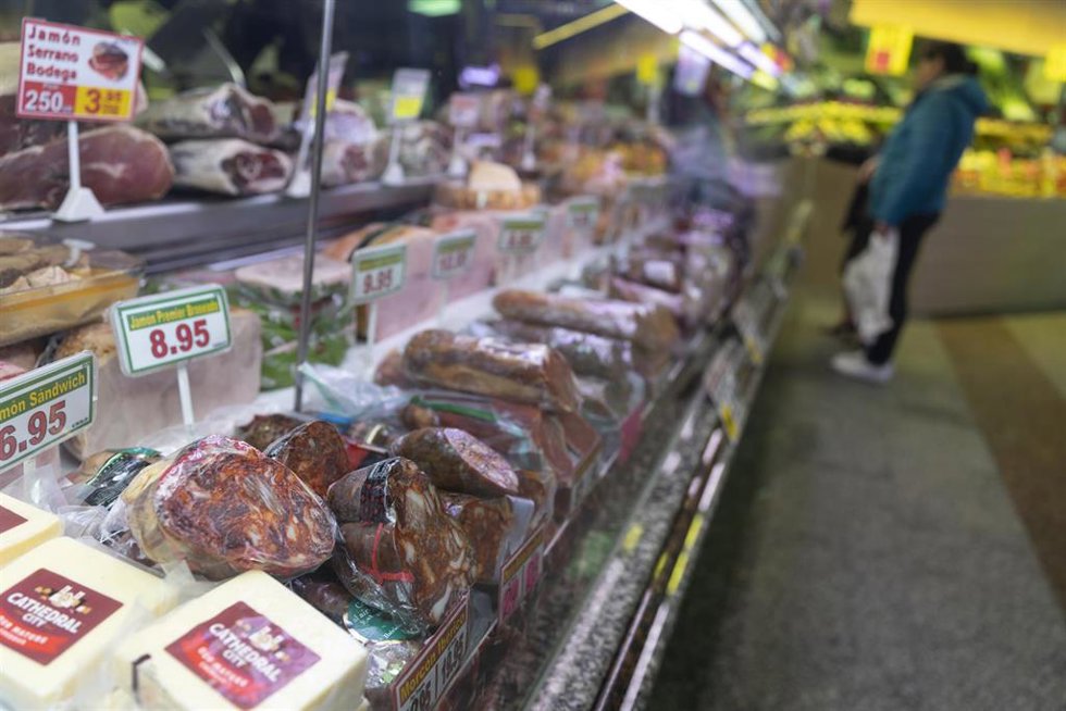 Charcutería de un mercado