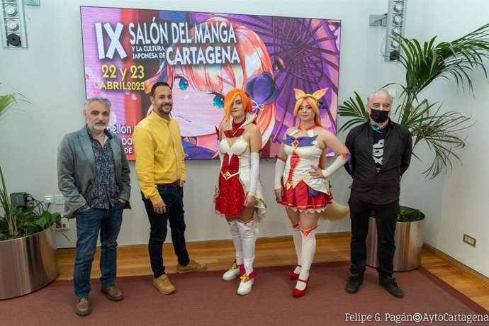 Presentación de la XI edición del Salón del Manga y la Cultura Japonesa de Cartagena (Murcia), 'Cartagena se remanga'