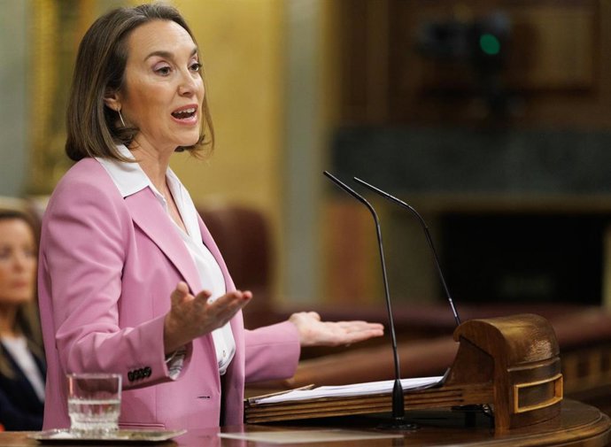La portavoz del PP en el Congreso, Cuca Gamarra
