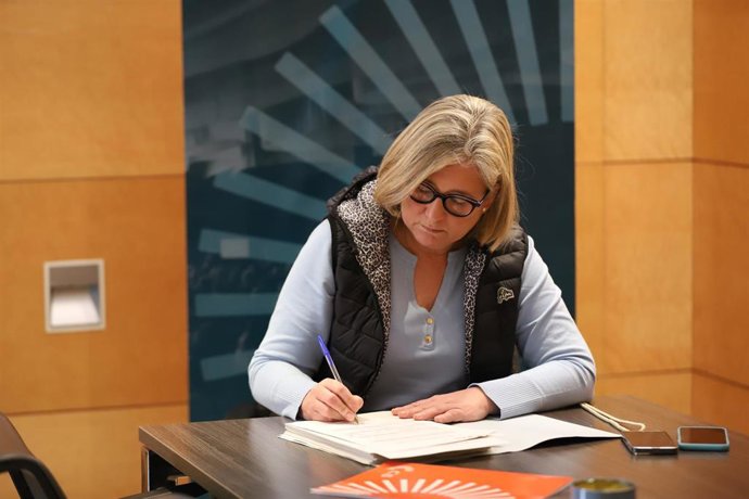 La presidenta de Ciudadanos (CS) en la Comunitat Valenciana, Mamen Peris