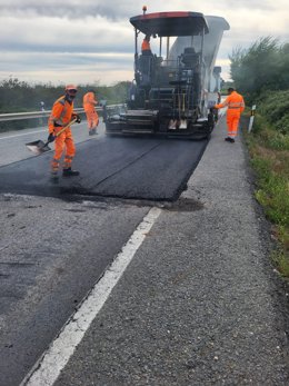 Imagen de las obras.