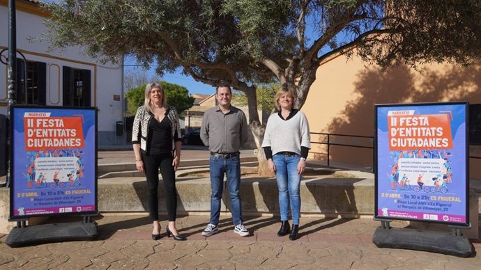 Presentación de la II Feria de Entidades Ciudadanas, que se celebrará este domingo 2 de abril en Marratxí