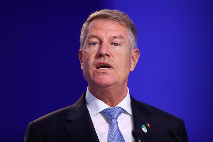 Archivo - El presidente de Rumanía, Klaus Iohannis.