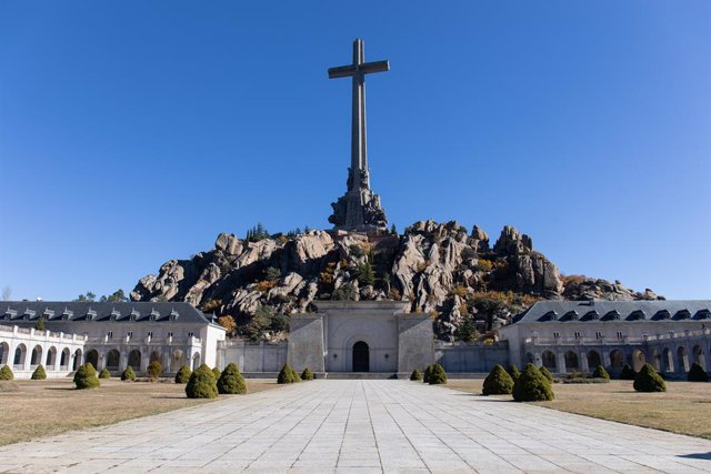 Archivo - Abadía benedictina del complejo monumental del Valle de los Caídos, a 17 de noviembre de 2021, en San Lorenzo de El Escorial, Madrid (España). El complejo monumental del Valle de los Caídos volverá a su denominación original de Valle de Cuelgamu