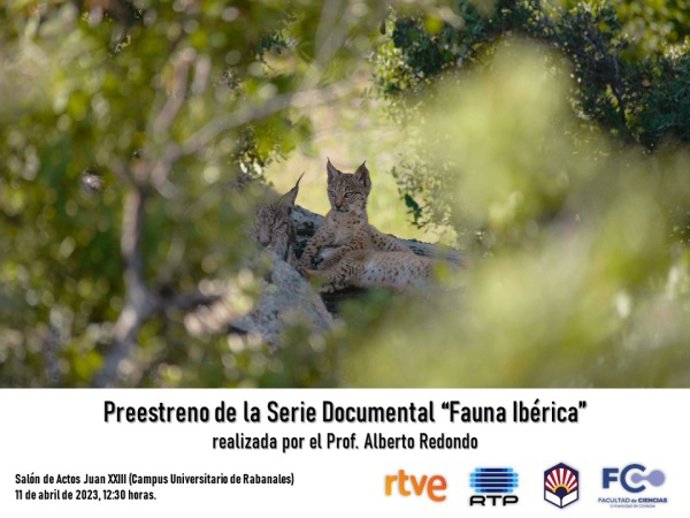 Cartel del preestreno del 'Fauna ibérica'.