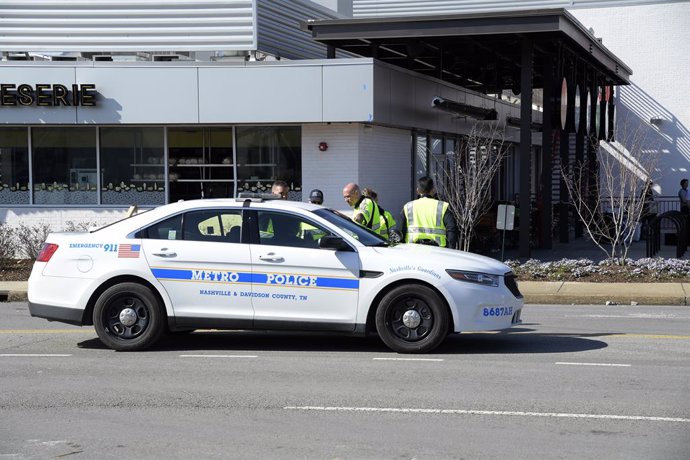 Archivo - Coche de la Policía de Nashville, en Tennesse, EEUU