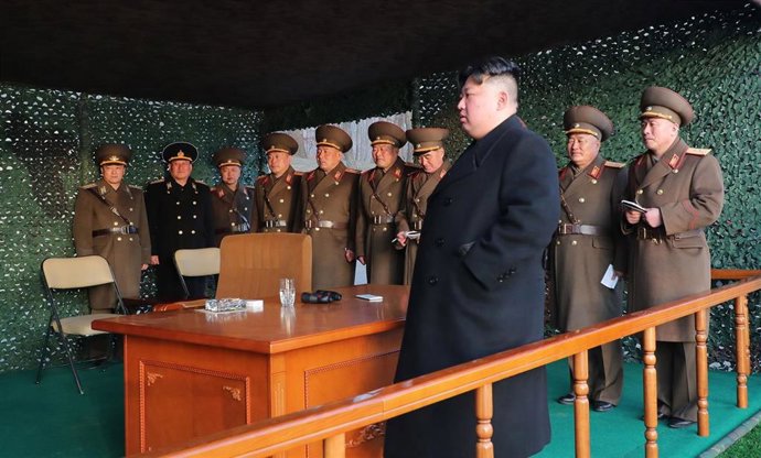 Imagen de archivo del presidente de Corea del Norte, Kim Jong Un