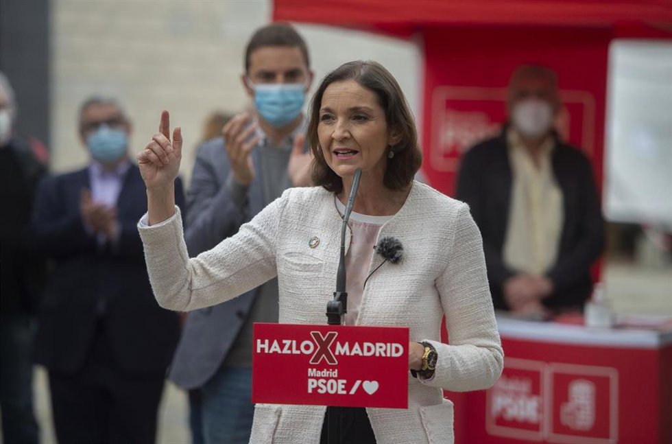 Archivo - Reyes Maroto, candidata a la Alcaldía de Madrid en las elecciones del 28M