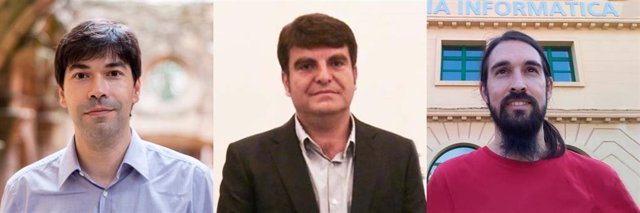 Los profesores de la Universidad de Oviedo Daniel Gayo, Benjamín López y Cristian González participantes en un proyecto europeo de investigación para reforzar la confianza en la democracia.