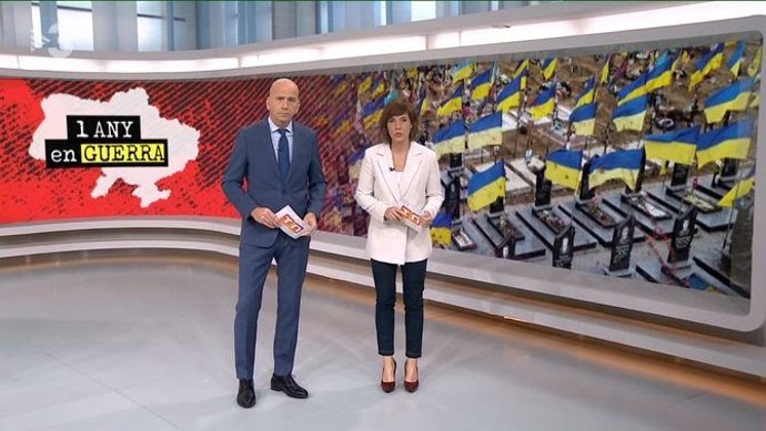 Cobertura del año de guerra en Ucrania en TV3