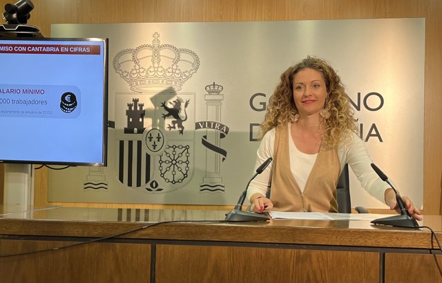 La delegada del Gobierno, Ainoa Quiñones, hace balance del impacto en Cantabria de las medidas del "escudo social" impulsado por el Gobierno de España