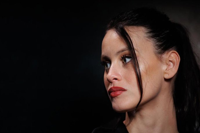 La actriz Milena Smith durante una entrevista para Europa Press por el estreno de la película Tin&Tina , en el Cine Paz, a 27 de marzo de 2023, en Madrid (España). 