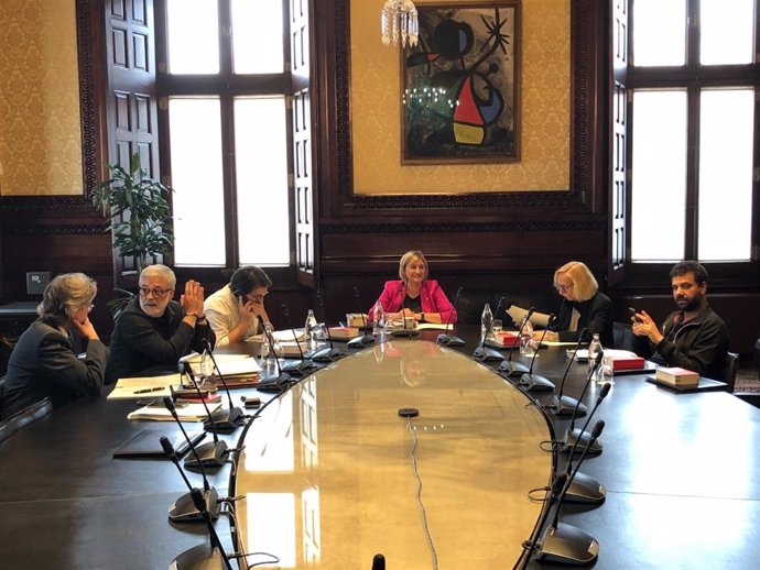 Reunión de la Mesa del Parlament,a 28 de marzo de 2023.