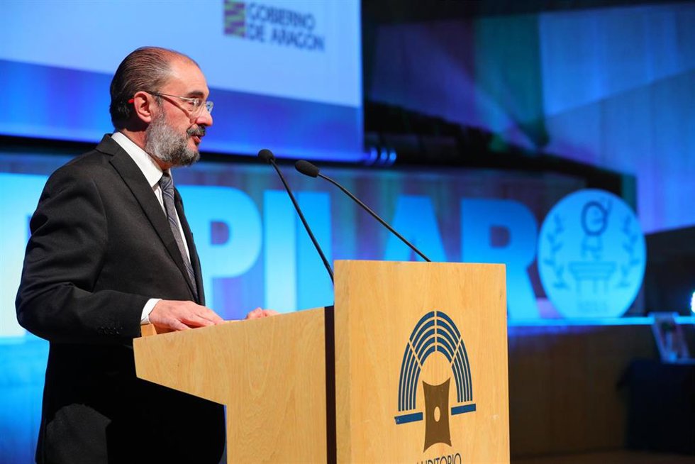 El presidente del Gobierno de Aragón, Javier Lambán.