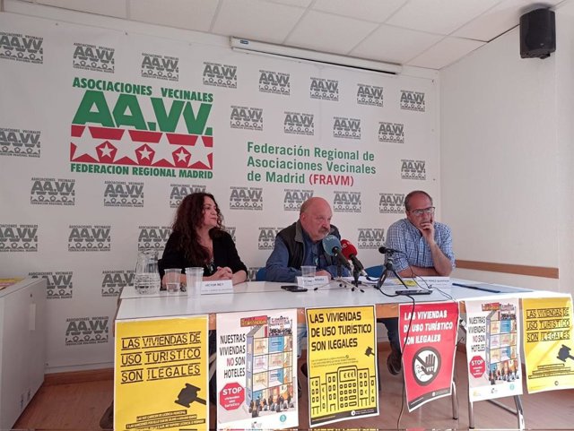 Rueda de prensa de la FRAVM por los VUT