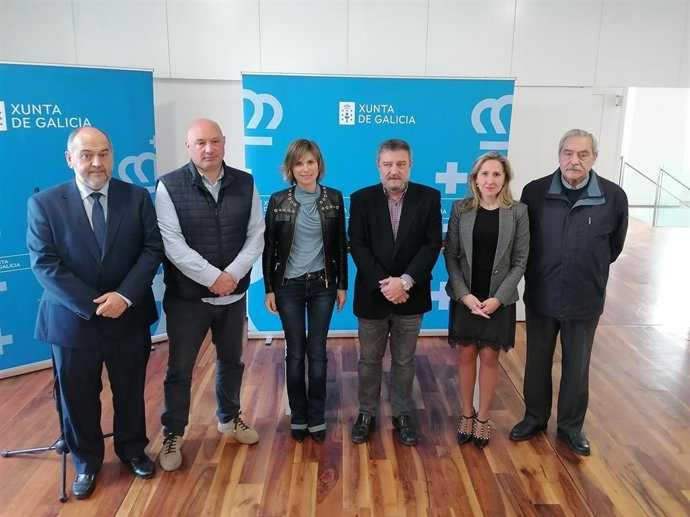 Firma convenio de colaboración para la Semana Santa de Ferrol entre la Xunta y Abanca.
