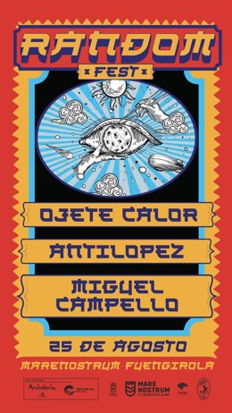 Cartel del Random Fest, que se celebra el 25 de agosto.