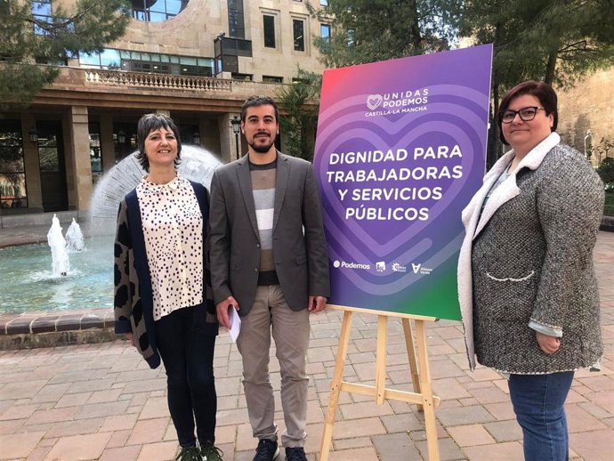 El coordinador autonómico de Podemos en C-LM y candidato de Unidas Podemos a la Presidencia de la Junta, José Luis García Gascón