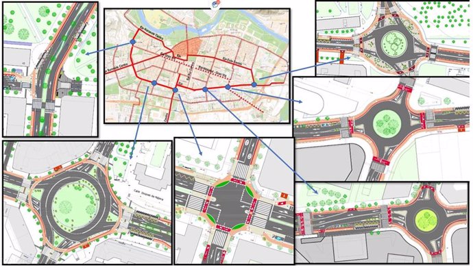 Logroño plantea un anillo sur desde Carmen Medrano hasta avenida Lobete