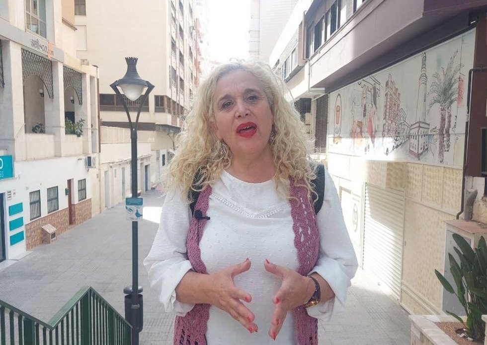 La coordinadora local de Izquierda Unida Málaga, concejala en el Ayuntamiento de Málaga y candidata a la Alcaldía, Remedios Ramos.
