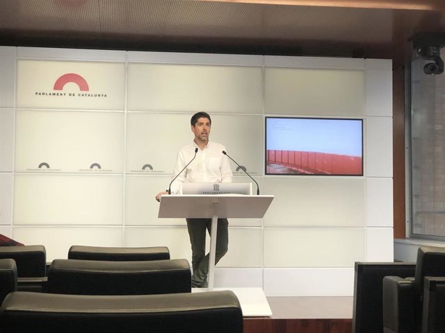 El portavoz de los comuns David Cid.