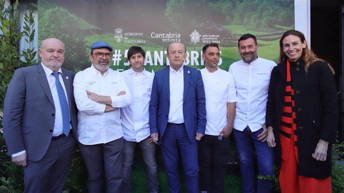 Presentación de la iniciativa gastronómica Cinco Cantabrias en Madrid.