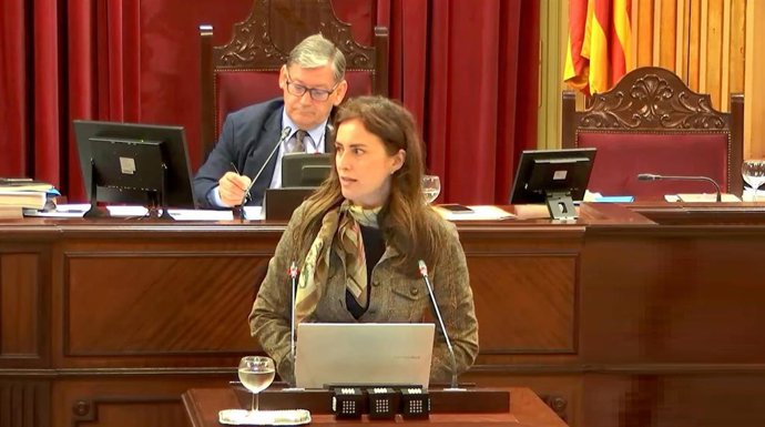 La diputada de Vox Idoia Ribas.