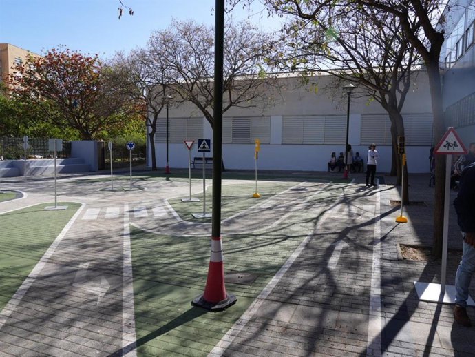 El distrito Palma-Palmilla cuenta con una nueva pista infantil de tráfico
