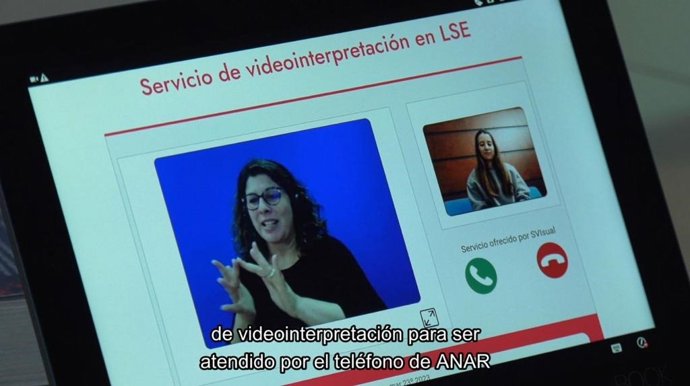 Servicio de videointerpretación a la lengua de signos SVIsual para las Líneas de Ayuda ANAR