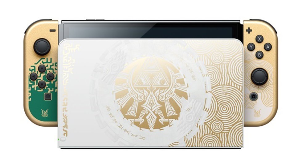Nintendo Switch OLED inspirada en The Legend of Zelda: Tears of the Kingdom