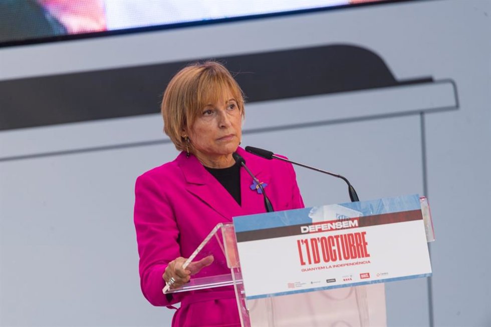 Archivo - La expresidenta del Parlament Carme Forcadell en una foto de archivo