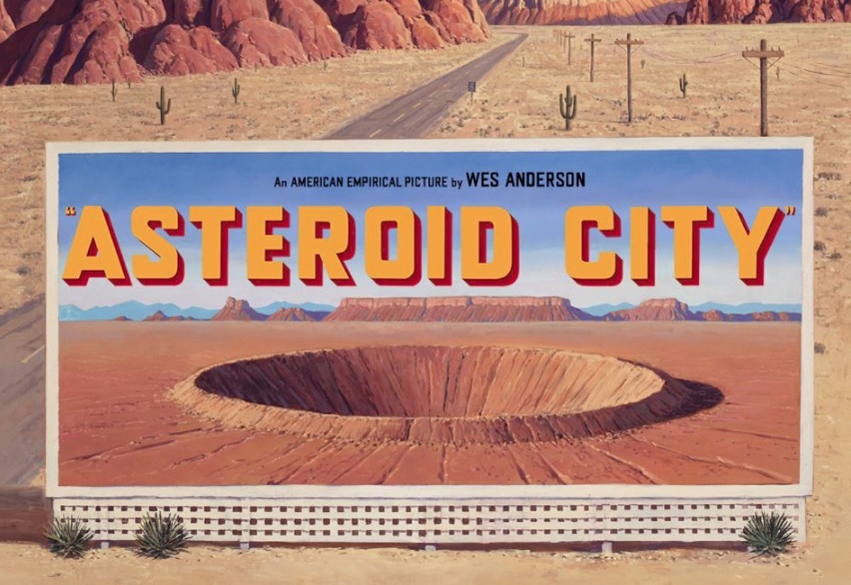 Enigmático Póster De Asteroid City Lo Nuevo Wes Anderson Que Presenta Su Imponente Elenco Con 