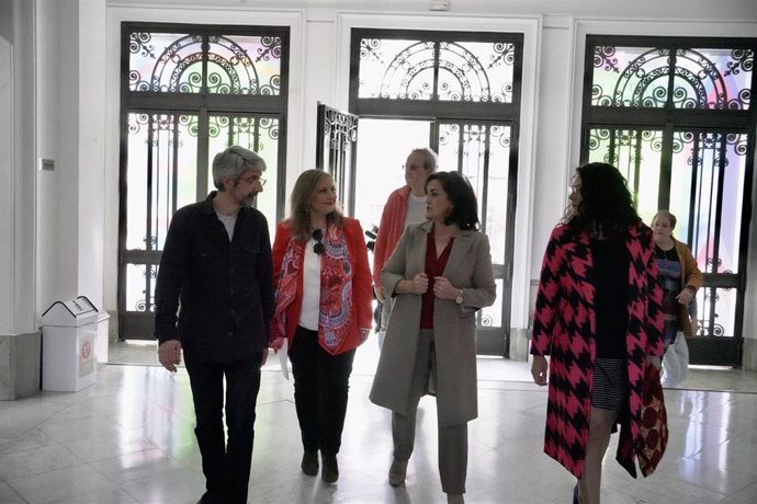 La presidenta del Gobierno de La Rioja, Concha Andreu, ha participado en una jornada técnica con alcaldes sobre el Plan Corresponsables