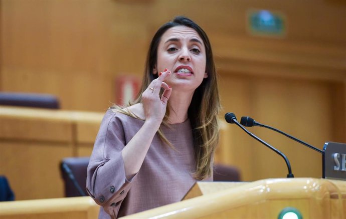La ministra de Igualdad, Irene Motero
