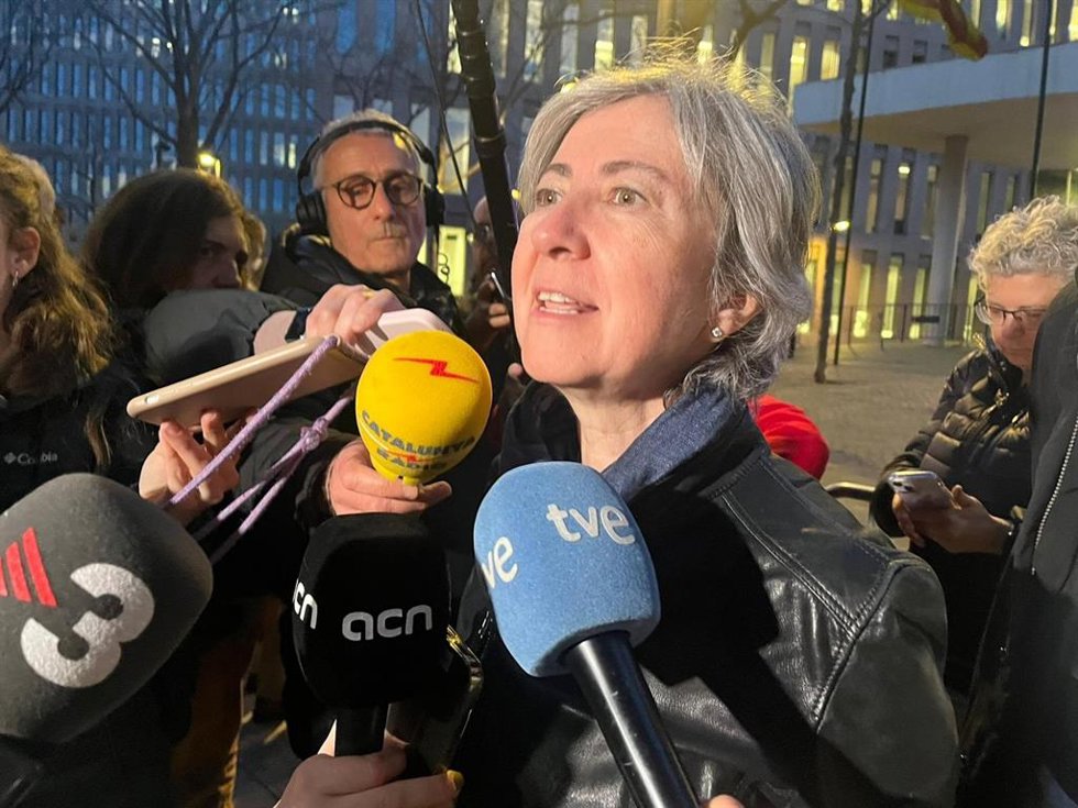 La presidenta de la ANC, Dolors Feliu