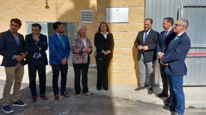 Crespo y Sanz en la ETAP Arenillas de Castellar de la Frontera