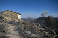 Los trabajos en el incendio de Villanueva de Viver se centrarán en refrescar y repasar los puntos calientes