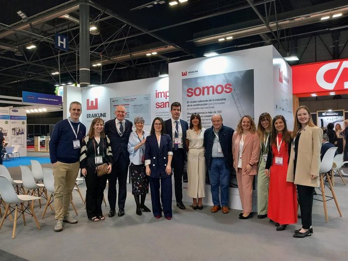 Estand de Eraikune en Rebuild 2023, en Ifema Madrid