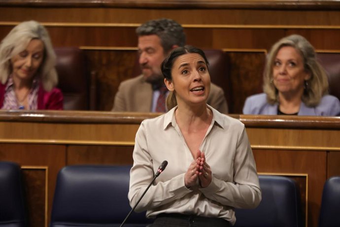 La ministra de Igualdad, Irene Montero