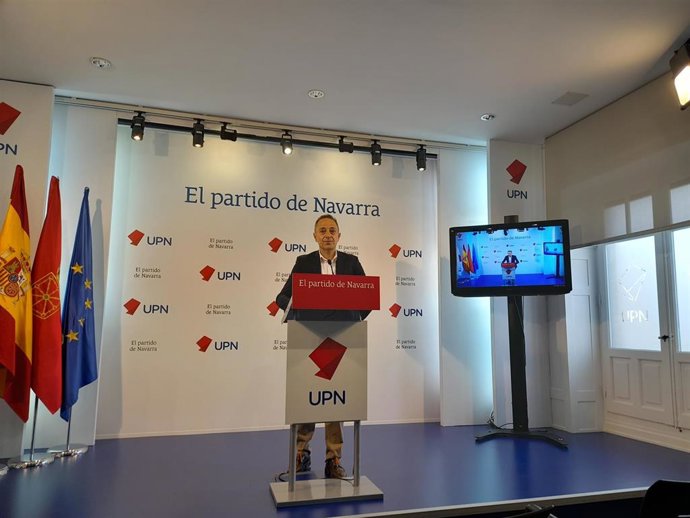 El parlamentario de UPN Juan Luis Sánchez de Muniáin