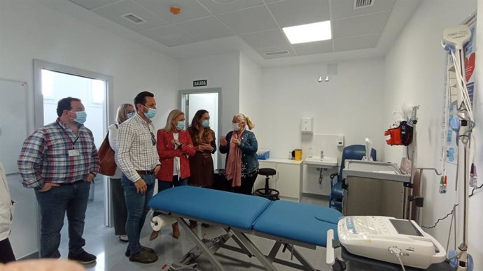 Pajares en el nuevo Dispositivo de Cuidados Críticos y Urgencias de La Línea.